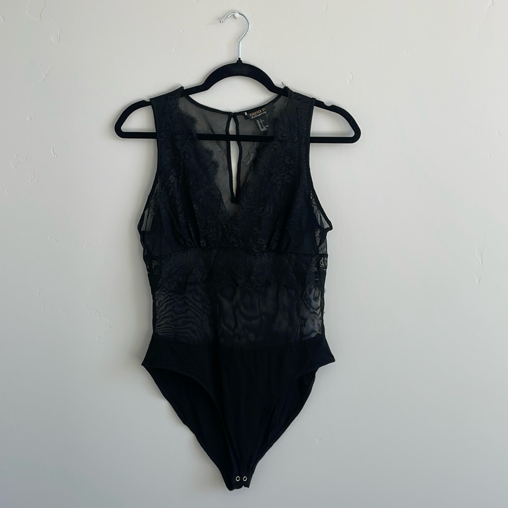 Mesh Lace Bodysuit